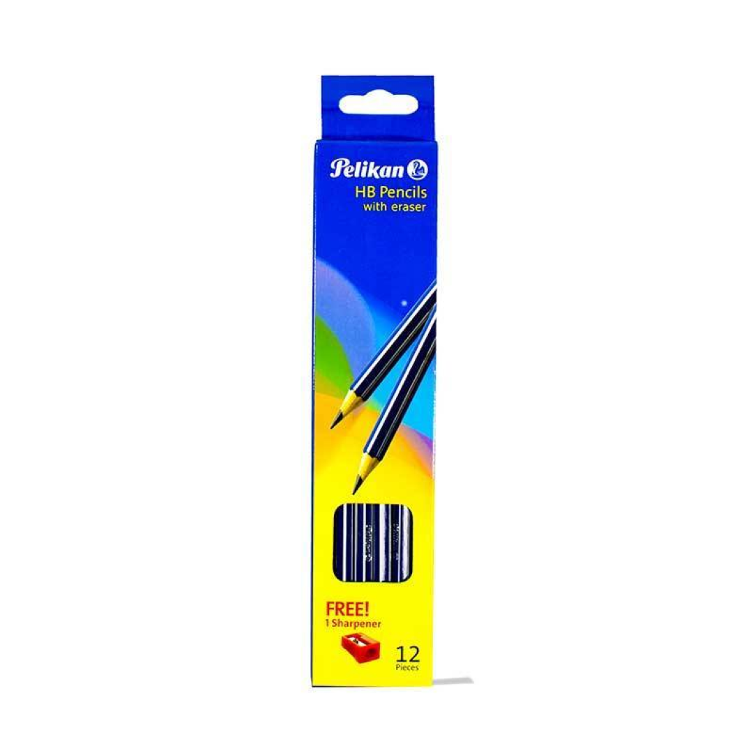 PELIKAN HB PENCIL WITH ERASER 957043